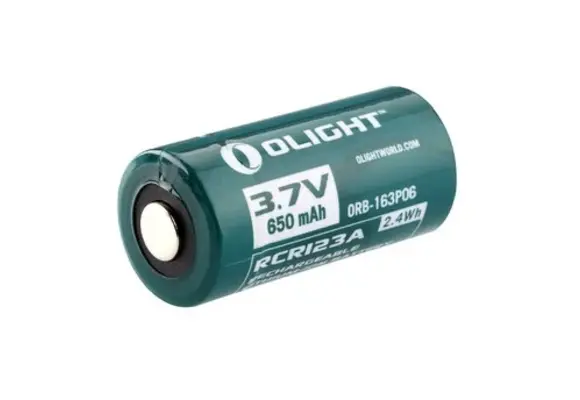 RCR123 Lithium 3.7V 650mAh Rechargeable Batterij