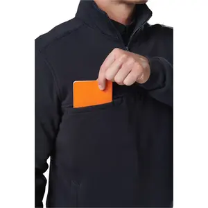 1/4 Zip Job Shirt 2.0 (Fire Navy)