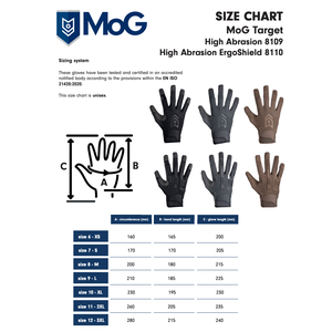 Target 8109M High Abrasion Gloves (Multicam)