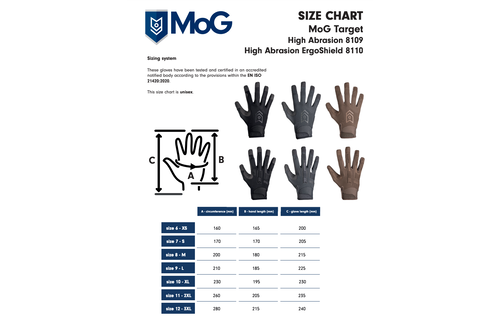 Target 8109M High Abrasion Gloves (Multicam)