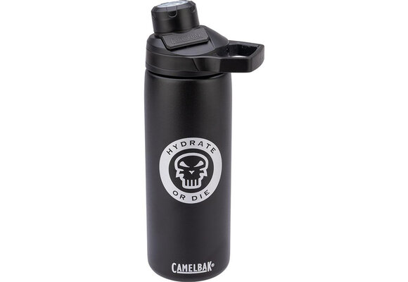 Drinking Bottle Chute Mag SST Vacuum Insulated 0.6 liter Hydrate Or Die (Black)