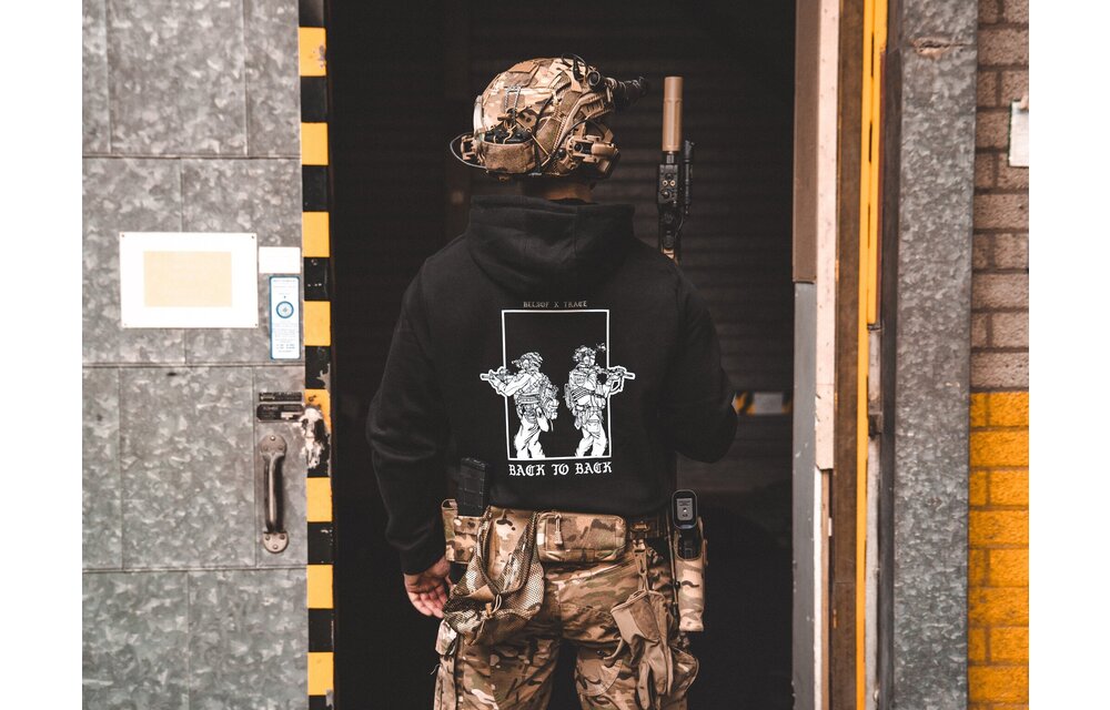 BELSOF Back To Back Hoodie (Black)