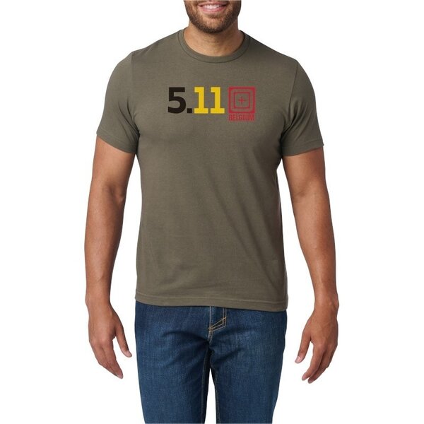 Belgium Fill Tee T-Shirt (Ranger Green)