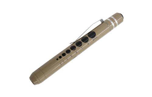 Reusable LED Penlight Dual Diagnostic Light (Coyote)