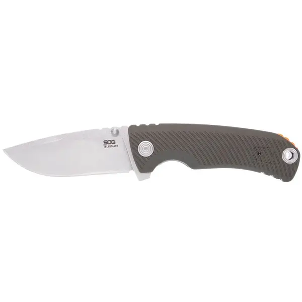 Tellus ATK Knife (Olive Drab + Orange)