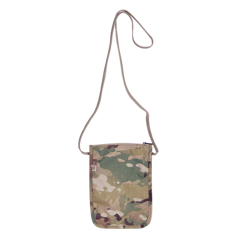 Neck Pouch Transparent ID Holder (Multicam)