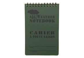 Waterproof Notebook (Large) (Olive)