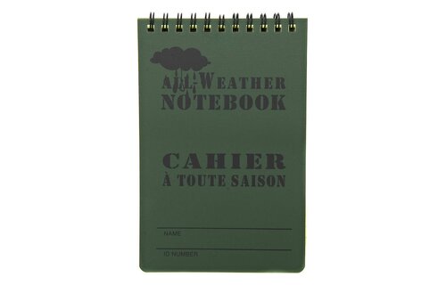 Waterproof Notebook (Large) (Olive)