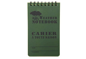 Waterproof Notebook (Small) (Olive)
