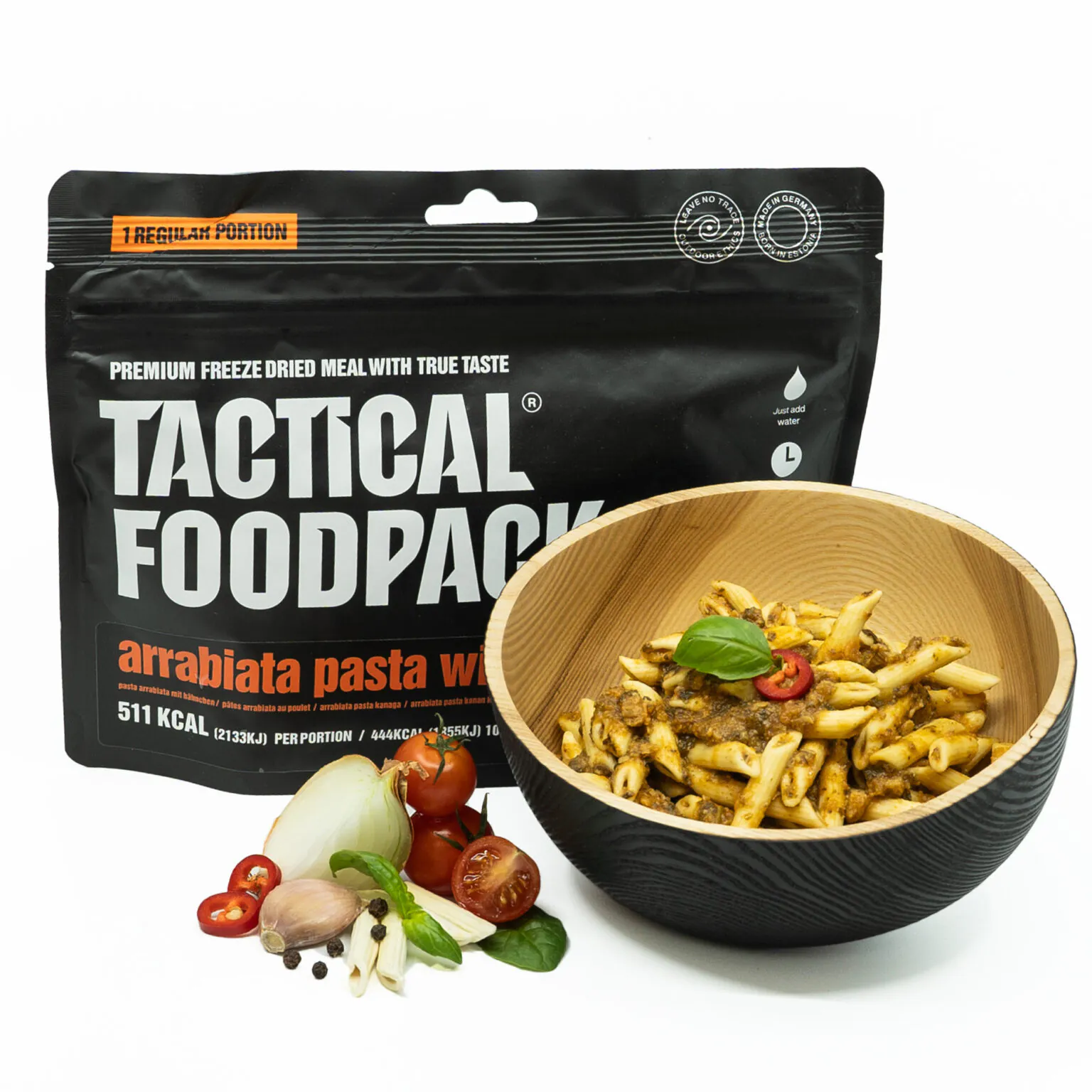 Arrabiata Pasta with Chicken 115g