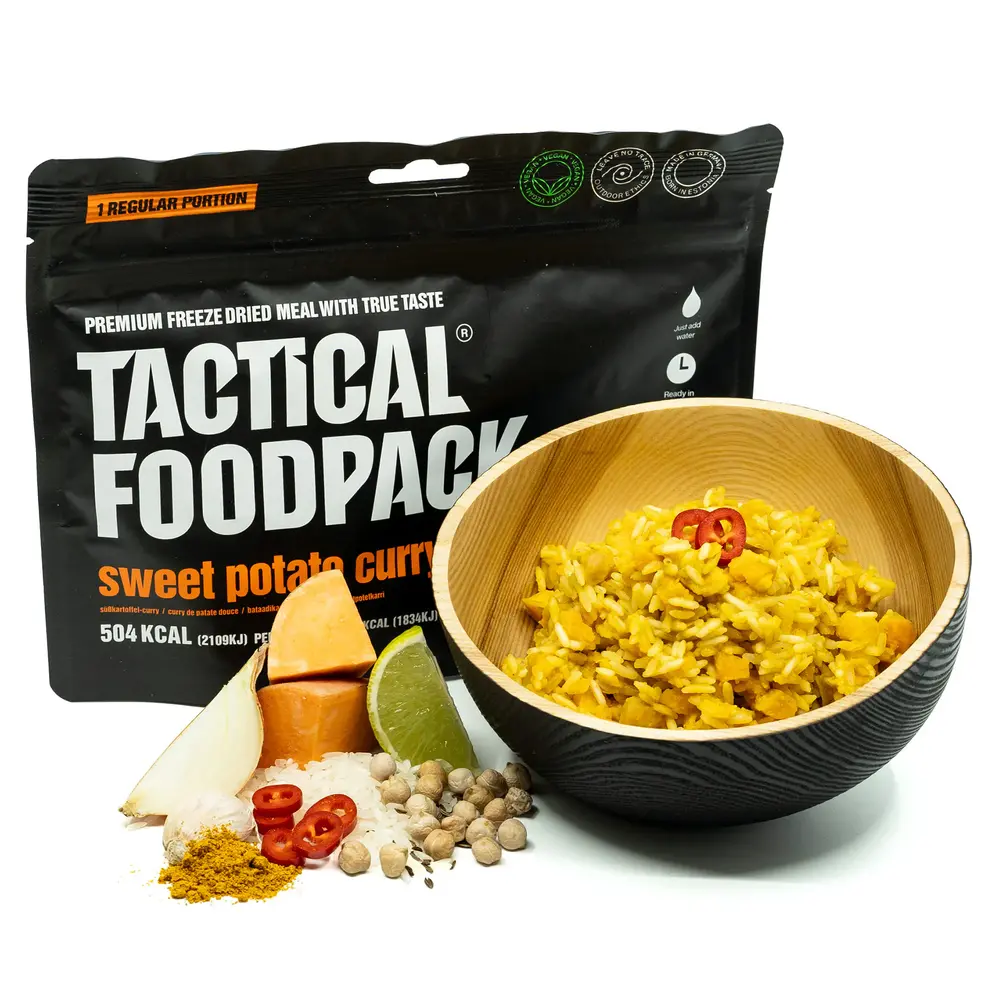 Sweet Potato Curry and Rice 115g