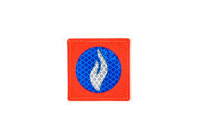 BE Politie / Police Logo Patch (Orange + Reflective)