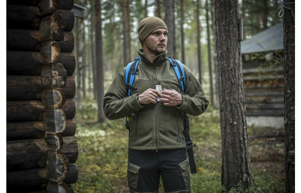 Classic Army Fleece Jacket (Black)