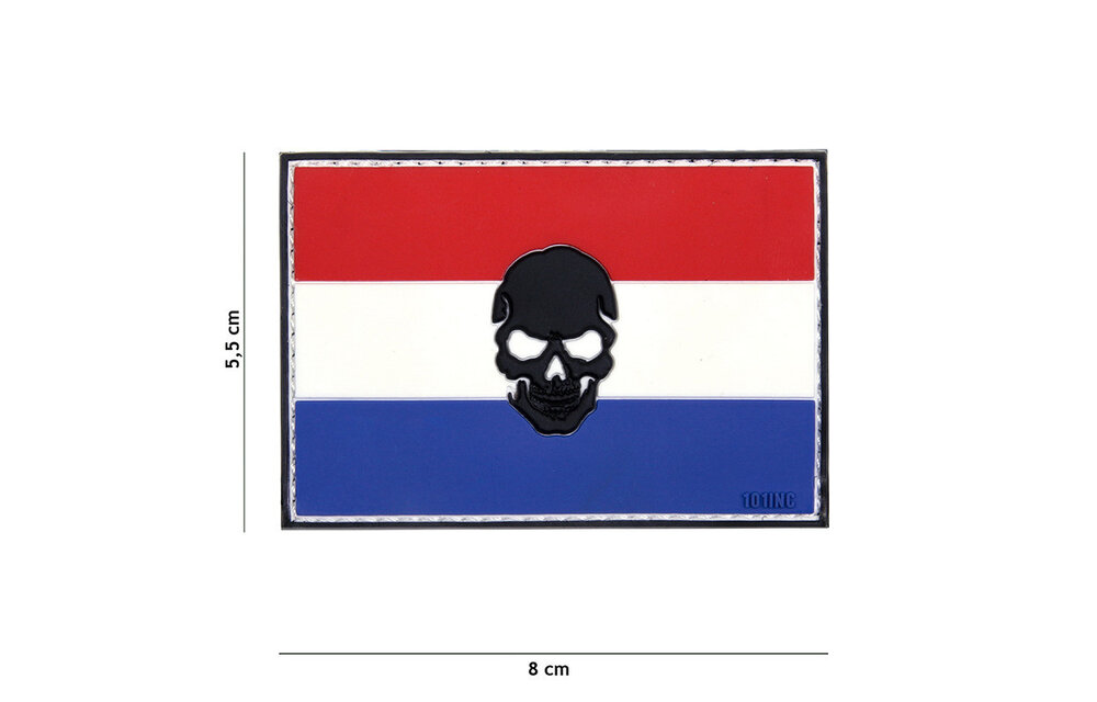Skull Flag NL PVC Patch