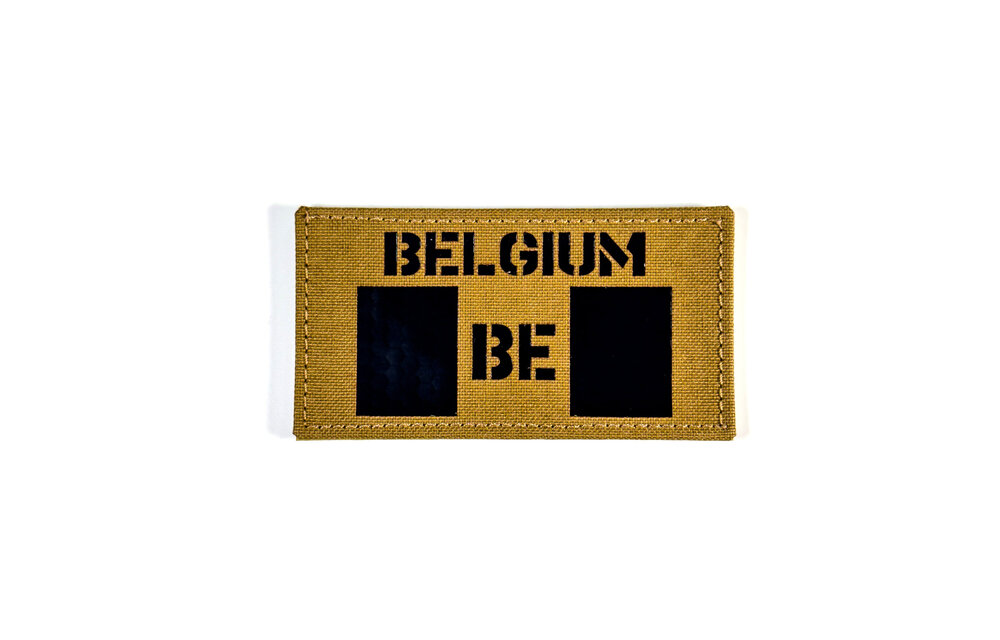 Belgium Flag Patch (Coyote / IR)