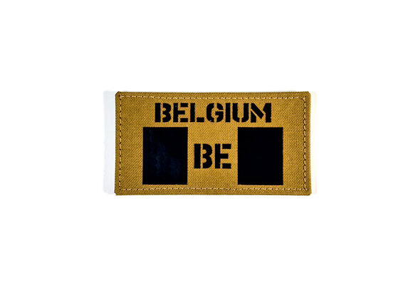 Belgium Flag Patch (Coyote / IR)