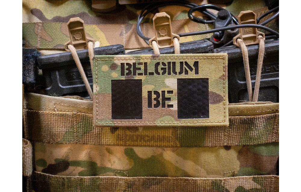 Belgium Flag Patch (Coyote / IR)