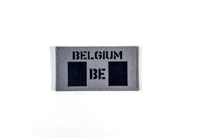 Belgium Flag Patch (Wolf Grey / IR)