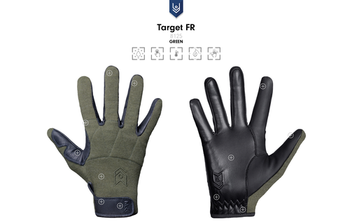 8125 Target FR Gloves (Green) (Flame Resistant)
