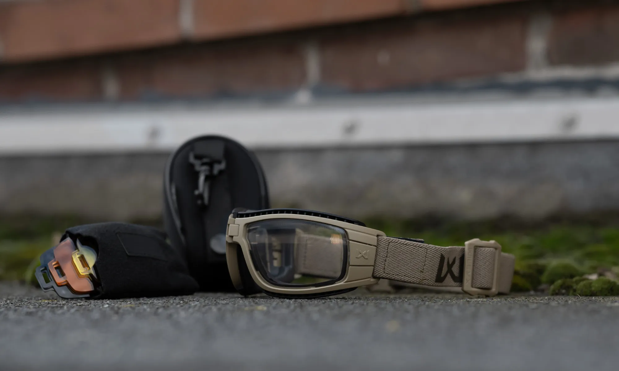 Lynx Grey/Clear (Matte Tan Frame)