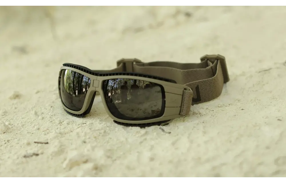 Lynx Grey/Clear (Matte Tan Frame)