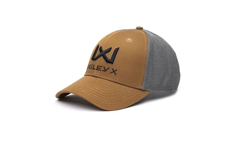 Trucker Cap (Tan/Grey)