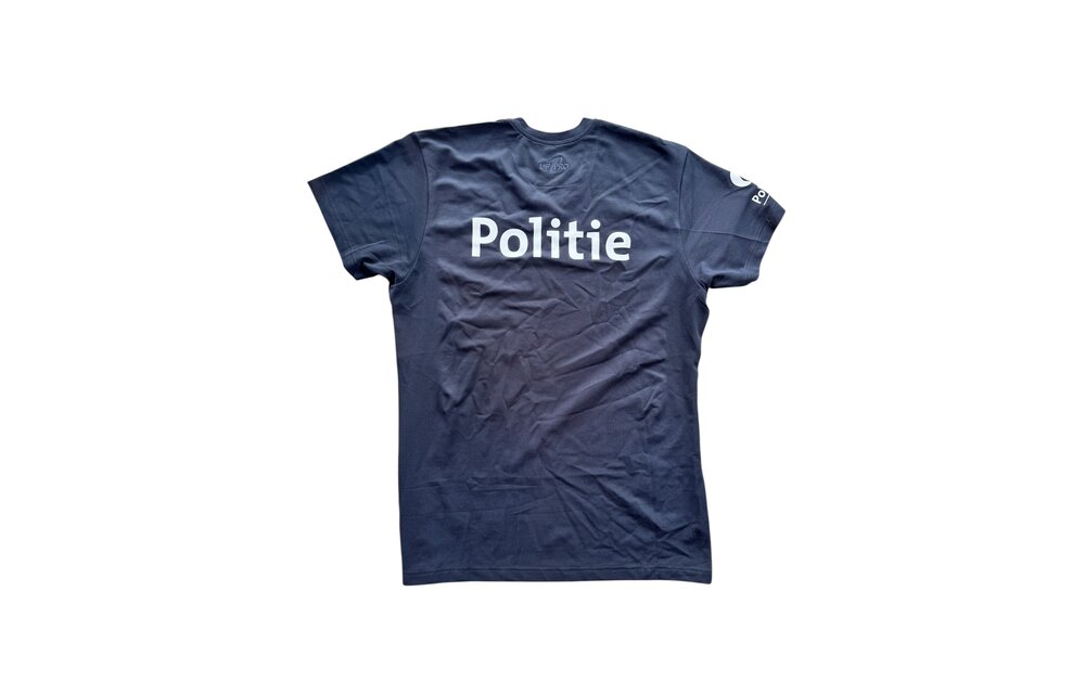 Urban T-Shirt + Bedrukking Politie (Navy Blue)