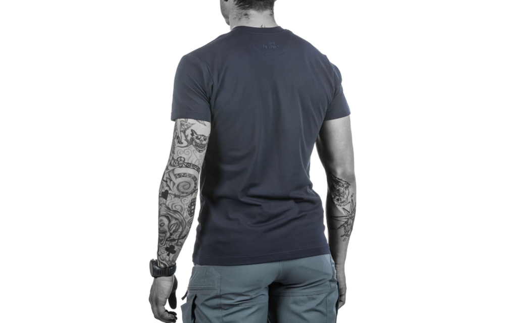 Urban T-Shirt + Bedrukking Politie (Navy Blue)