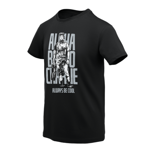 T-Shirt ABC Alfa Bravo Charlie (Black)