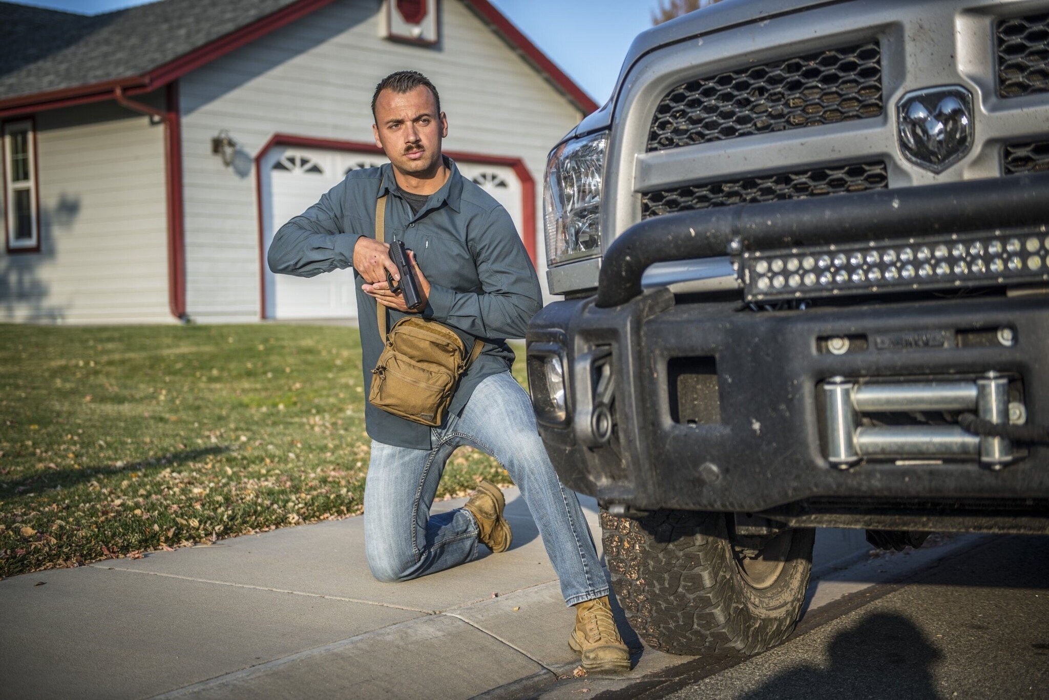 EDC Compact Shoulder Bag (Shadow Grey)