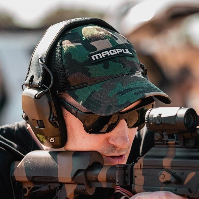 Wordmark Garment Washed Cap (Camo)