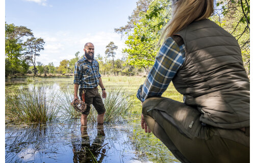Dames Prestwick Exclusive Hemd (Donker Koper/Suede Bruin)