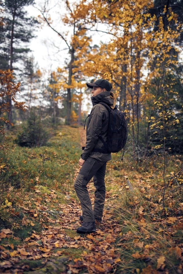 Dames Finnveden Hybrid Broek (Roze Bruin/Antraciet)