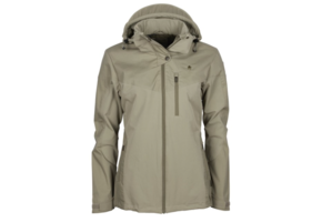 Dames Finnveden Hybrid Jas (Licht Khaki)
