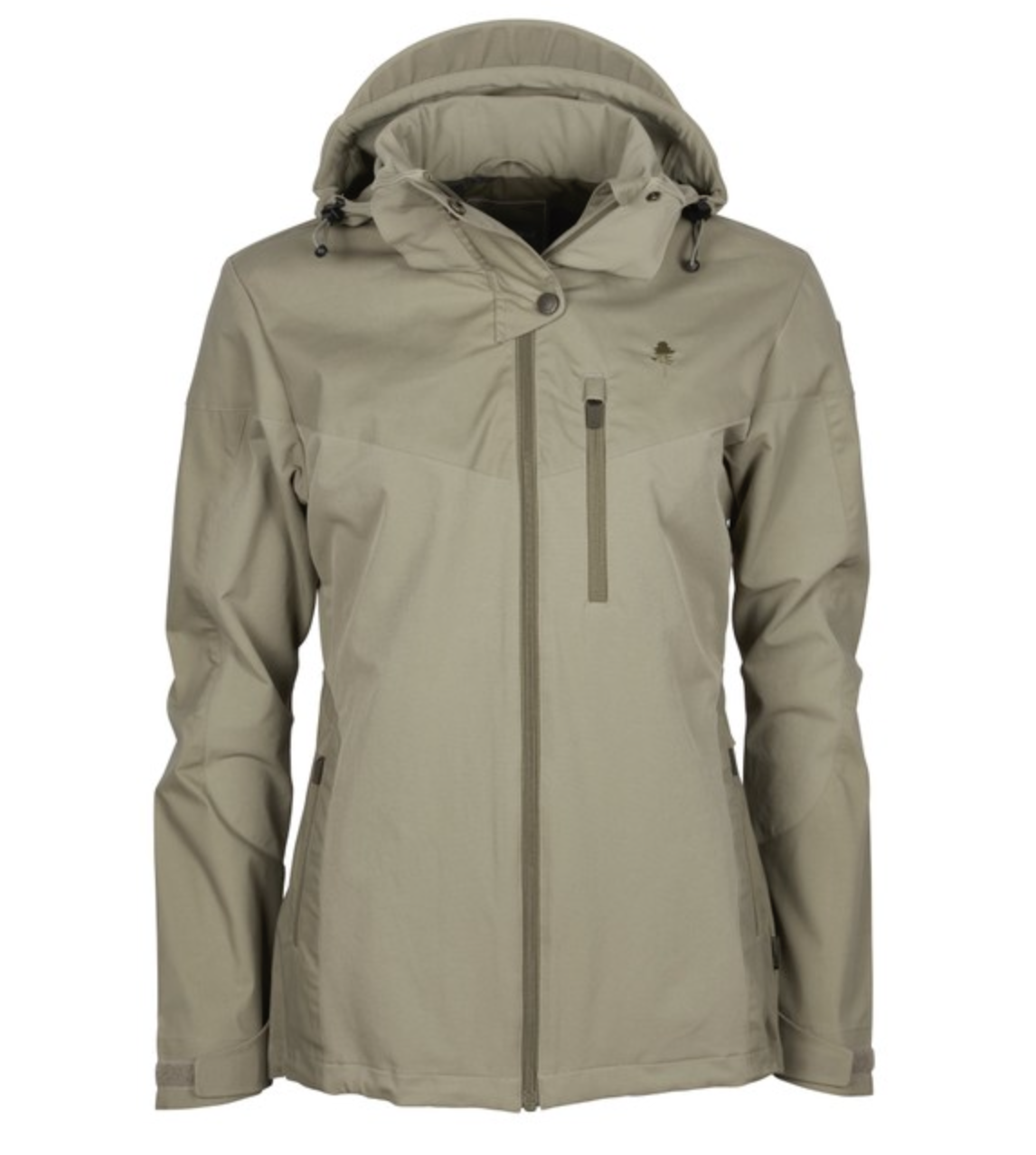 Dames Finnveden Hybrid Jas (Licht Khaki)