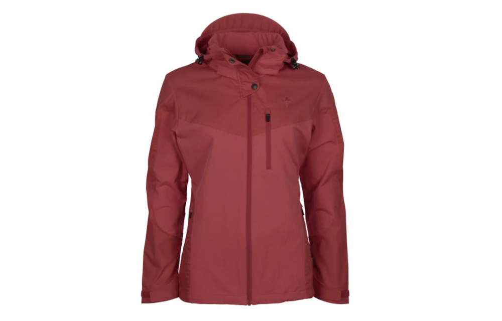 Dames Finnveden Hybrid Jas (Rood)