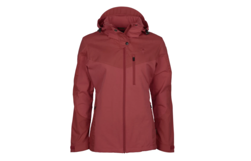 Dames Finnveden Hybrid Jas (Rood)