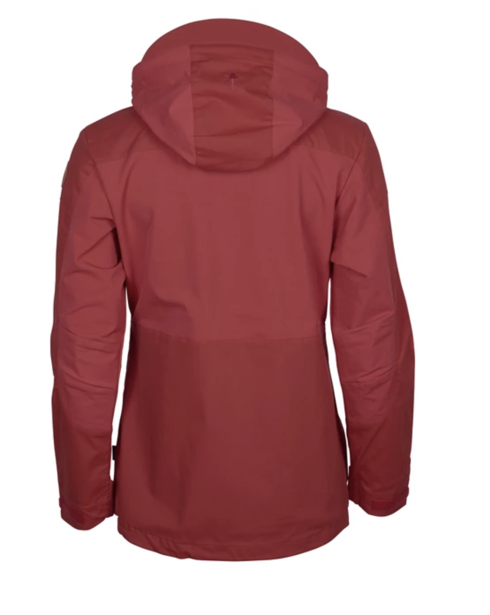 Dames Finnveden Hybrid Jas (Rood)