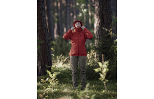 Dames Finnveden Hybrid Jas (Rood)