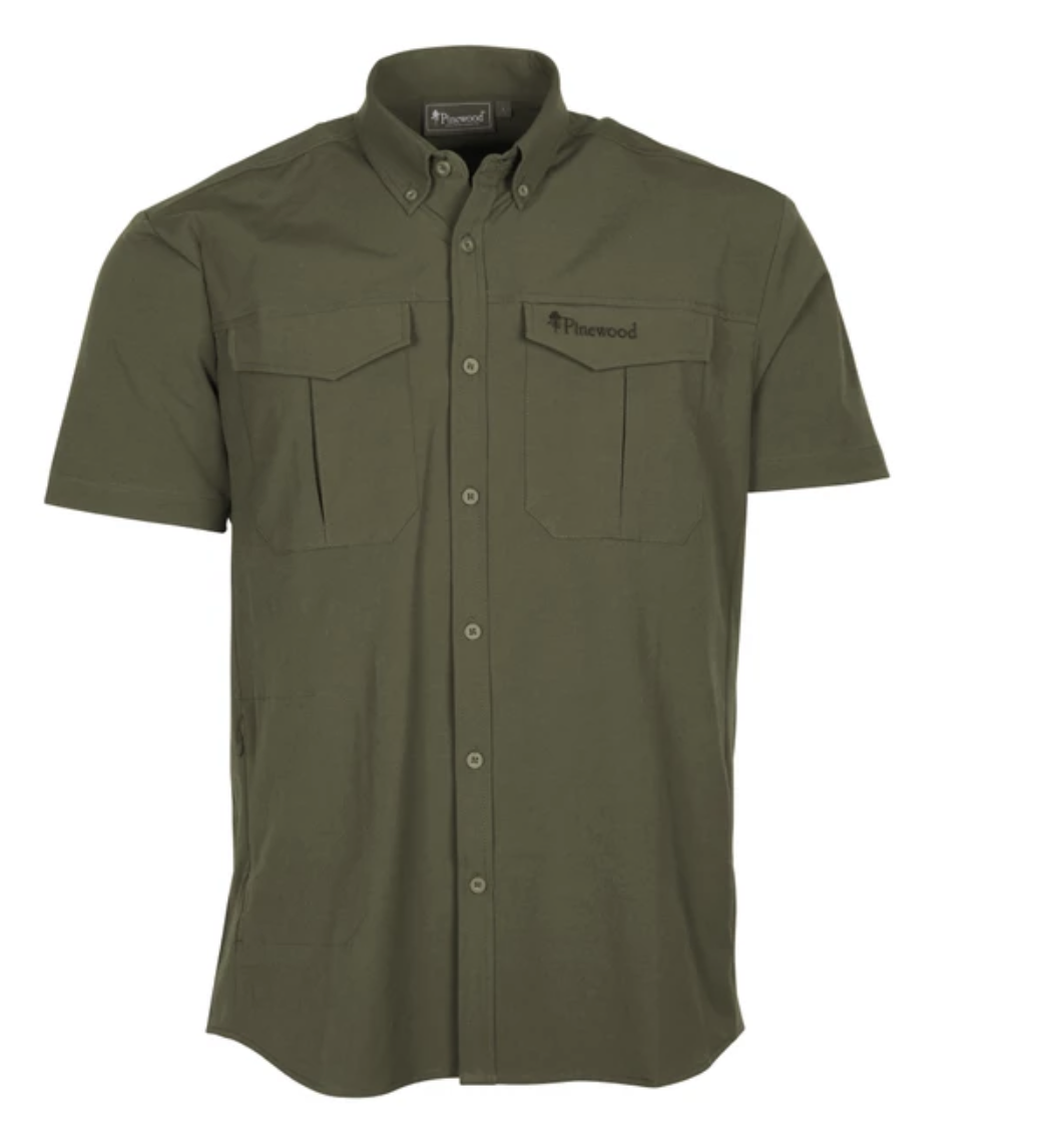 Everyday Travel Hemd Korte Mouw (Groen)