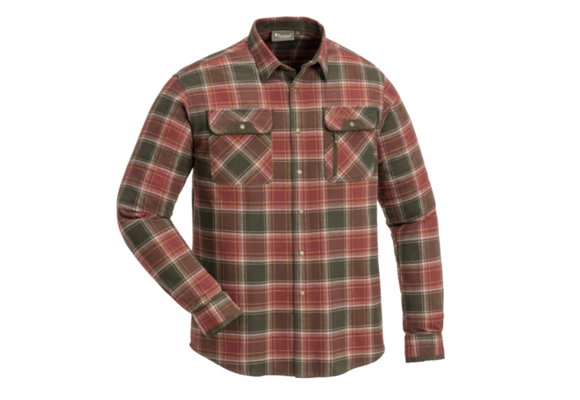 Prestwick Exclusief Hemd (Donker Koper / Suede Bruin)