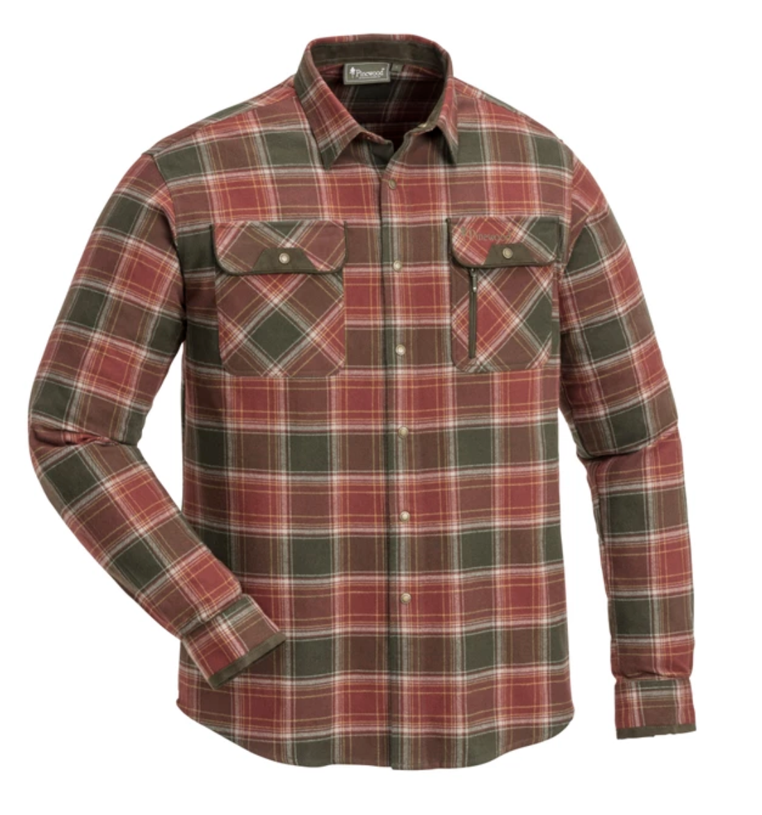 Prestwick Exclusief Hemd (Donker Koper / Suede Bruin)