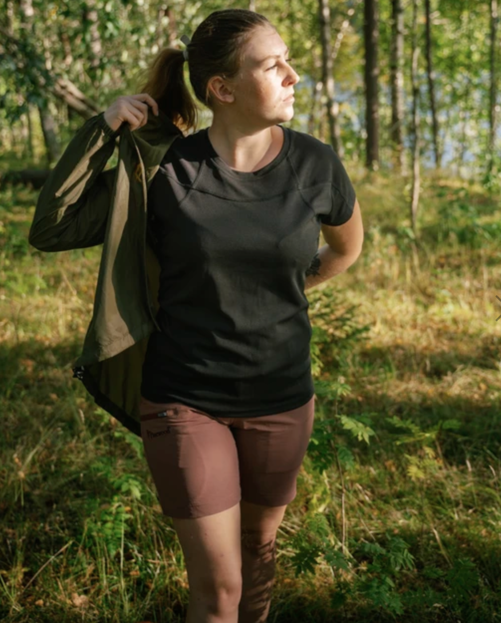 Dames Brenton Korte Wandelbroek (Blad Groen)