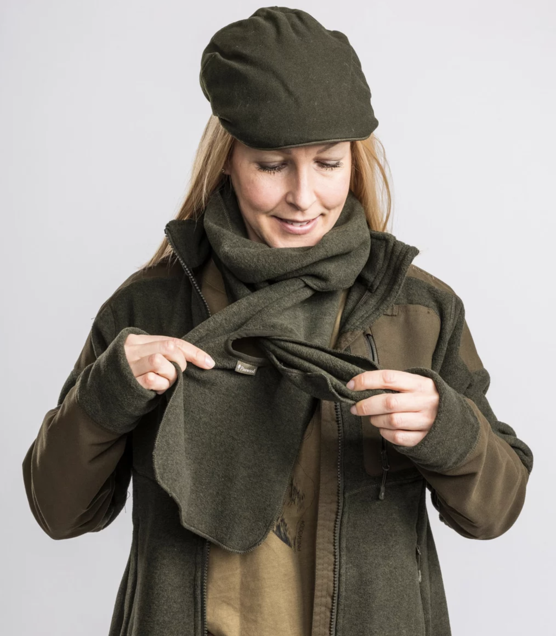 Smaland Fleece Sjaal (Jacht Groen)