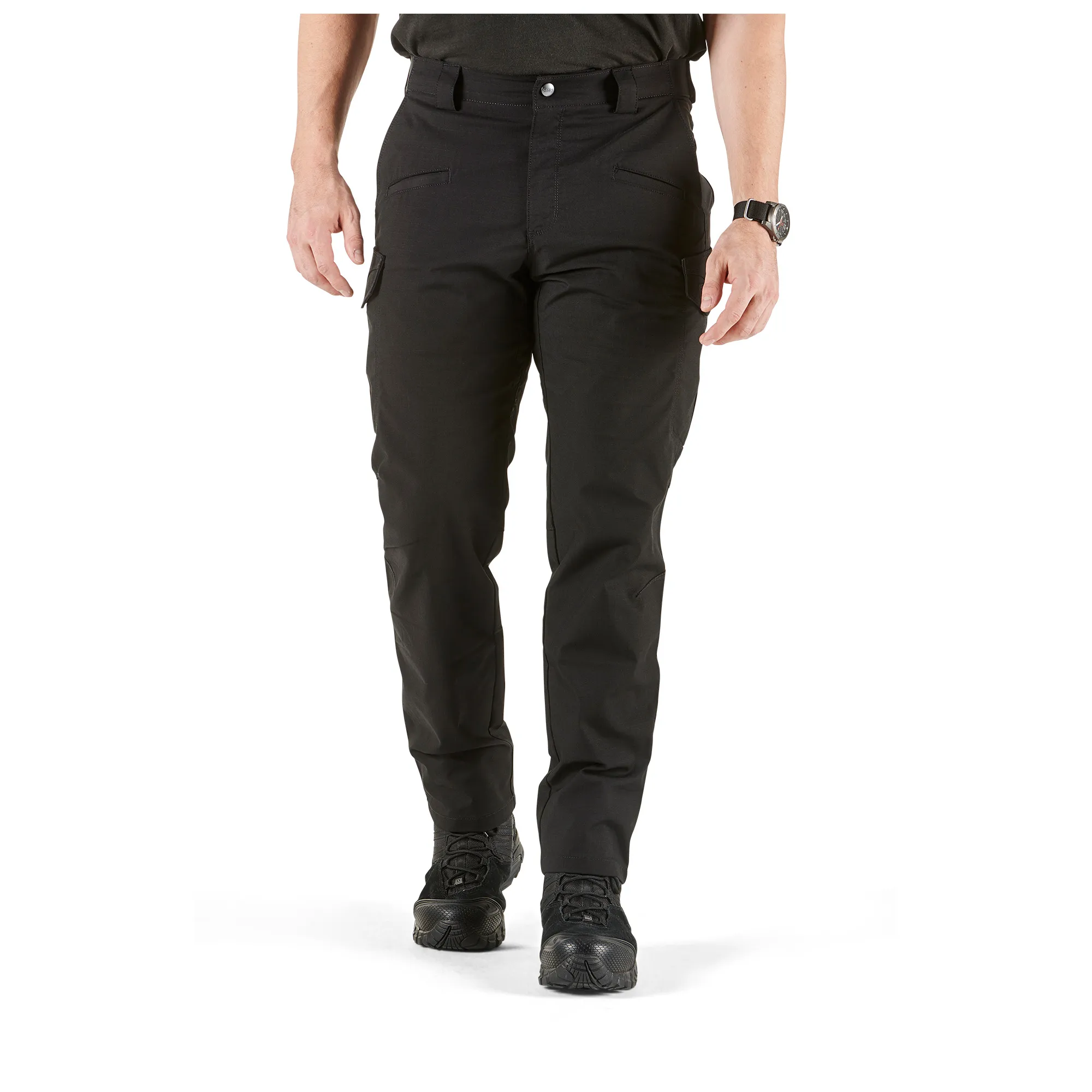 Icon Cargo Pants (Straight Fit) (Black)
