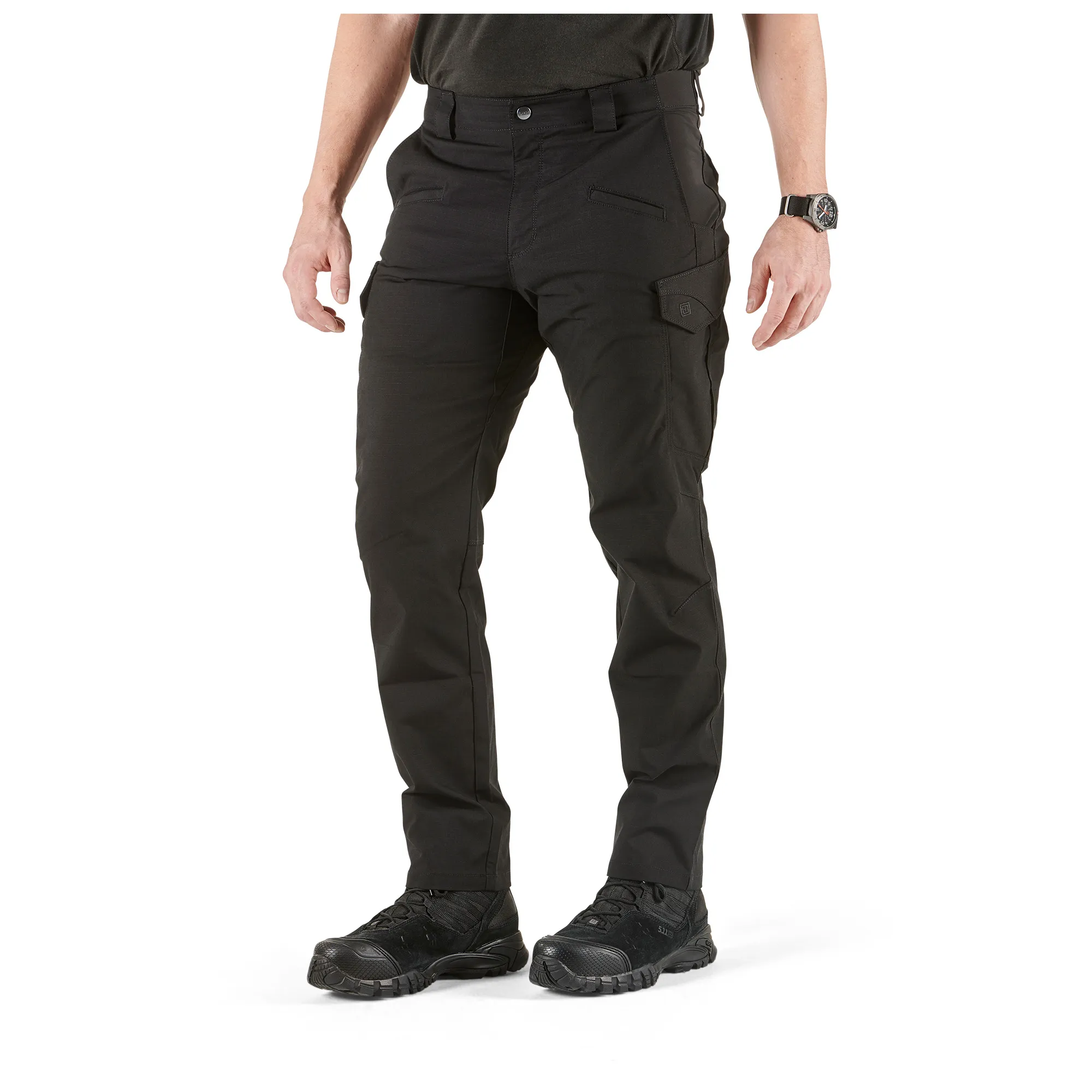 Icon Cargo Pants (Straight Fit) (Black)
