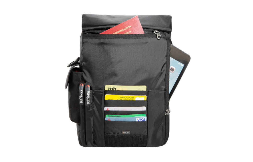Check In XL RFID Block Shoulder Bag (Black)