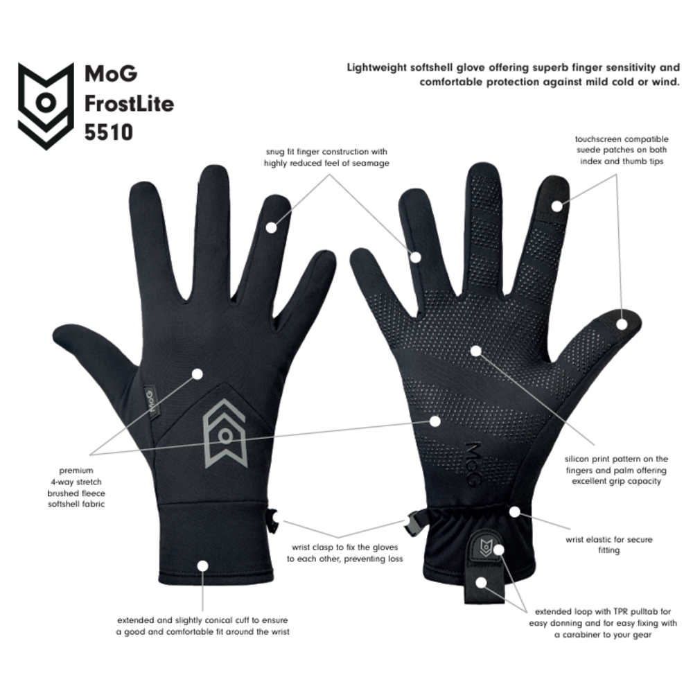 5510 FrostLite Winter Gloves (Black)