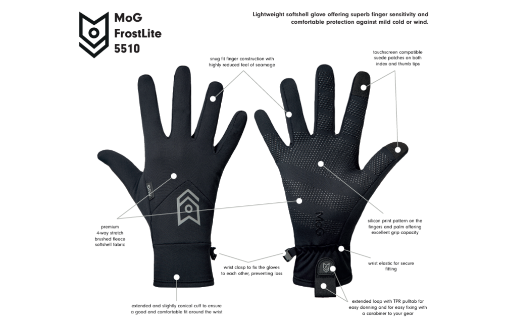 5510 FrostLite Winter Gloves (Black)