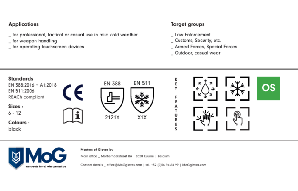 5510 FrostLite Winter Gloves (Black)